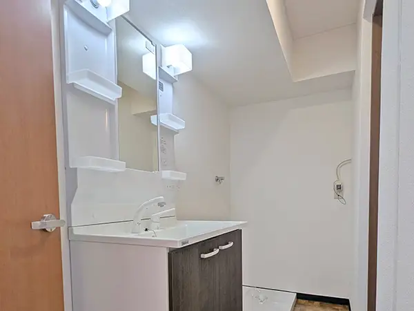 ホワイトシャトー豊田の洗面台