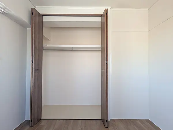 ホワイトシャトー豊田のたっぷり入るクローゼット